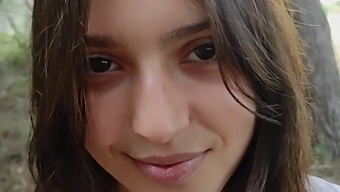 A Rough Encounter In The Woods With A Young Girl And Intense Orgasm