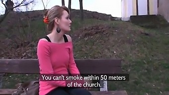 Meggie From Publicagent Indulges In Sex-For-Cash Encounter Outdoors