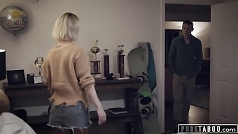 Injured Stepson Receives Assistance From His Busty Stepmom In A Taboo Encounter