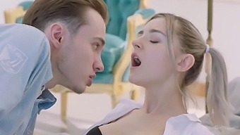 Russian Schoolgirl With Big Tits Gets Fucked Hard By A Horny Boy In This Hd Video