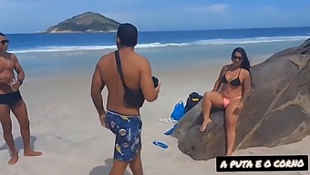 A Photo Session Turned Into An Erotic Encounter Between Two African-Americans At A Nude Beach