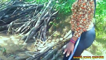 African Village Girl Sells Firewood On The Roadside And Gets Fucked By A Big Black Cock