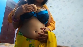 Indian Maid With Large Breasts Engages In Sexual Activity With Man In Her Home