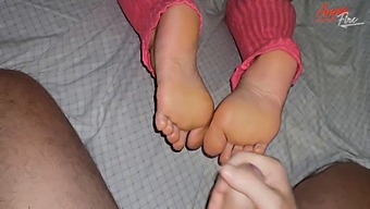 I Assisted My Stepson In Ejaculating On The Soles Of His Feet