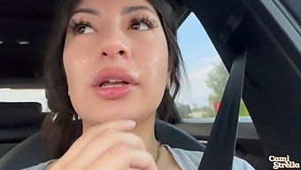 Public Humiliation For Latina After Sucking Cock And Losing Her Soul