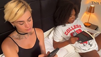 A Mischievous Blonde Provokes Her Cruel And Ruthless Girlfriend For Discipline