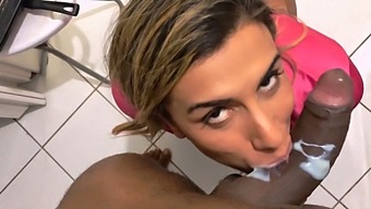 Amusingly Teasing With My Breast Milk In A Sexy Blonde Video