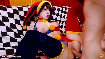 Experience The Ultimate Digital Circus With Pomni'S Stunning Pov Cosplay