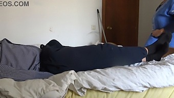 Muslim Housekeeper Surprised By Large Black French Penis