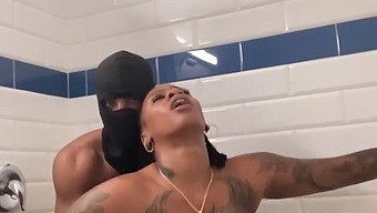 African American Man Pleasures Me With His Penis In The Shower!